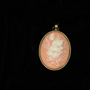 Pink and Off White Pendant