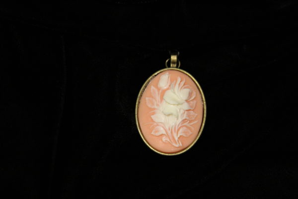 Pink and Off White Pendant