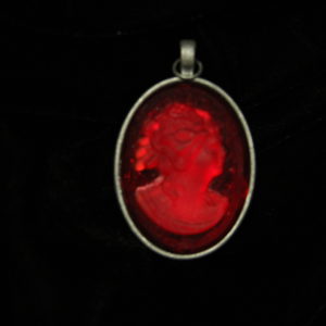 Red Cameo Pendant