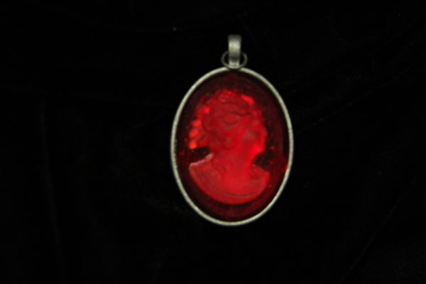 Red Cameo Pendant