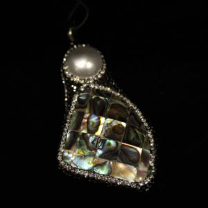 Abalone Shell & Pearl Pendant