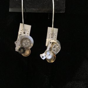 Antique Watch Part Earrings